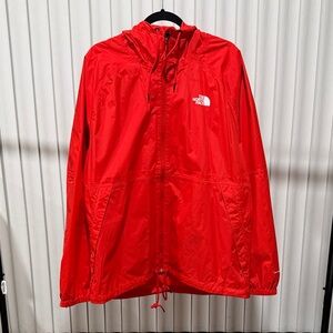 The North Face Men's Vibrant Red Windbreaker